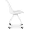 Buy Office Chair with Wheels - White Desk Chair - Canva White 59904 in the United Kingdom