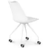Office Chair with Wheels - White Desk Chair - Canva image 7