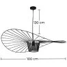 Ceiling Lamp - Pendant Lamp Pamela Design - 100cm - Vertical image 7