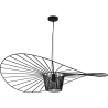 Buy Ceiling Lamp - Pendant Lamp Pamela Design - 100cm - Vertical Black 59905 - in the UK