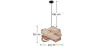 Wooden Ceiling Lamp - Designer Pendant Lamp - Nova image 7