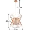 Retro Ceiling Lamp - Design Pendant Lamp - Lia image 7