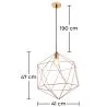Ceiling Lamp - Vintage Design Pendant Lamp - Lara image 7