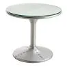 Round Coffee Table - Aviator Style Side Table - Metal - Tulip image 7
