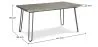 Pack Dining Table - Industrial Design 150cm + Pack of 6 Dining Chairs - Industrial Design - Hairpin Stylix image 7
