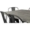 Pack Dining Table - Industrial Design 150cm + Pack of 6 Dining Chairs - Industrial Design - Hairpin Stylix image 7