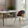 Dining Chair - Upholstered in Patchwork - Scandinavian Style - Ray image 7