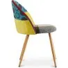 Dining Chair - Upholstered in Patchwork - Scandinavian Style - Ray image 7