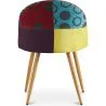 Dining Chair - Upholstered in Patchwork - Scandinavian Style - Ray image 7