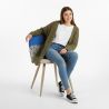 Dining Chair - Upholstered in Patchwork - Scandinavian Style - Evelyne image 7