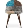 Dining Chair - Upholstered in Patchwork - Scandinavian Style - Patty image 7