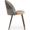 Dining Chair - Upholstered in Patchwork - Scandinavian Style - Patty image 7