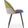Dining Chair - Upholstered in Patchwork - Scandinavian Style - Simona image 7