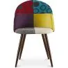 Dining Chair - Upholstered in Patchwork - Scandinavian Style - Ray image 7