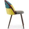Dining Chair - Upholstered in Patchwork - Scandinavian Style - Ray image 7