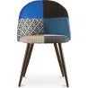 Dining Chair - Upholstered in Patchwork - Scandinavian Style - Pixi image 7