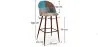 Patchwork Upholstered Stool - Scandinavian Style - Patty image 7