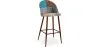 Patchwork Upholstered Stool - Scandinavian Style - Patty image 7