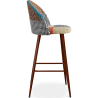 Buy Patchwork Upholstered Stool - Scandinavian Style - Patty Multicolour 59948 at Privatefloor