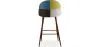 Patchwork Upholstered Stool - Scandinavian Style - Simona image 7