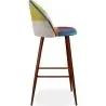 Patchwork Upholstered Stool - Scandinavian Style - Simona image 7