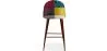 Patchwork Upholstered Stool - Scandinavian Style  - Ray image 7