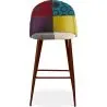 Patchwork Upholstered Stool - Scandinavian Style  - Ray image 7