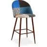 Patchwork Upholstered Stool - Scandinavian Style - Pixi image 7