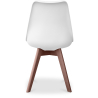 Buy Dining Chair - Scandinavian Style - Denisse White 59953 in the United Kingdom