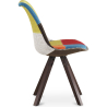Buy Dining Chair - Upholstered in Patchwork - Simona Multicolour 59956 at Privatefloor