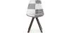 Dining Chair - Upholstered in Patchwork - Black and White - Denisse image 7