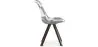 Dining Chair - Upholstered in Patchwork - Black and White - Denisse image 7