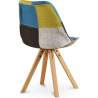 Buy Dining Chair - Upholstered in Patchwork - Simona Multicolour 59961 in the United Kingdom