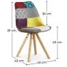 Dining Chair - Upholstered in Patchwork - Ray image 7
