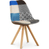 Buy Dining Chair - Upholstered in Patchwork - Pixi  Multicolour 59963 - prices