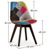 Dining Chair - Upholstered in Patchwork - Simona image 7