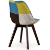 Buy Dining Chair - Upholstered in Patchwork - Simona Multicolour 59966 in the United Kingdom