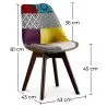 Dining Chair - Upholstered in Patchwork - Ray image 7