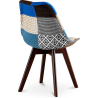 Buy Dining Chair - Upholstered in Patchwork - Pixi Multicolour 59968 in the United Kingdom