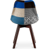 Buy Dining Chair - Upholstered in Patchwork - Pixi Multicolour 59968 home delivery