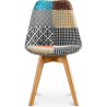 Buy Dining Chair - Upholstered in Patchwork - Patty Multicolour 59970 - in the UK