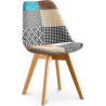 Buy Dining Chair - Upholstered in Patchwork - Patty Multicolour 59970 - prices