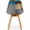 Buy Dining Chair - Upholstered in Patchwork - Patty Multicolour 59970 home delivery
