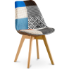 Buy Dining Chair - Upholstered in Patchwork - Pixi  Multicolour 59973 - prices