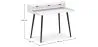 Wooden Desk with Drawers - Scandinavian Design - Thora image 7