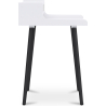 Buy Wooden Desk with Drawers - Scandinavian Design - Thora Natural Wood / White 59983 in the United Kingdom