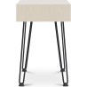 Buy Wooden Desk with Drawer - Scandinavian Design - Andor Natural wood 59986 in the United Kingdom