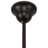 Buy Industrial Style Ceiling Lamp Glass and Metal - Reg Bronze 59988 in the United Kingdom