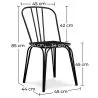 Dining Chair - Industrial Design - Wood and Metal - Lillor image 7