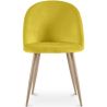 Dining Chair - Velvet Upholstered - Scandinavian Style - Evelyne image 7